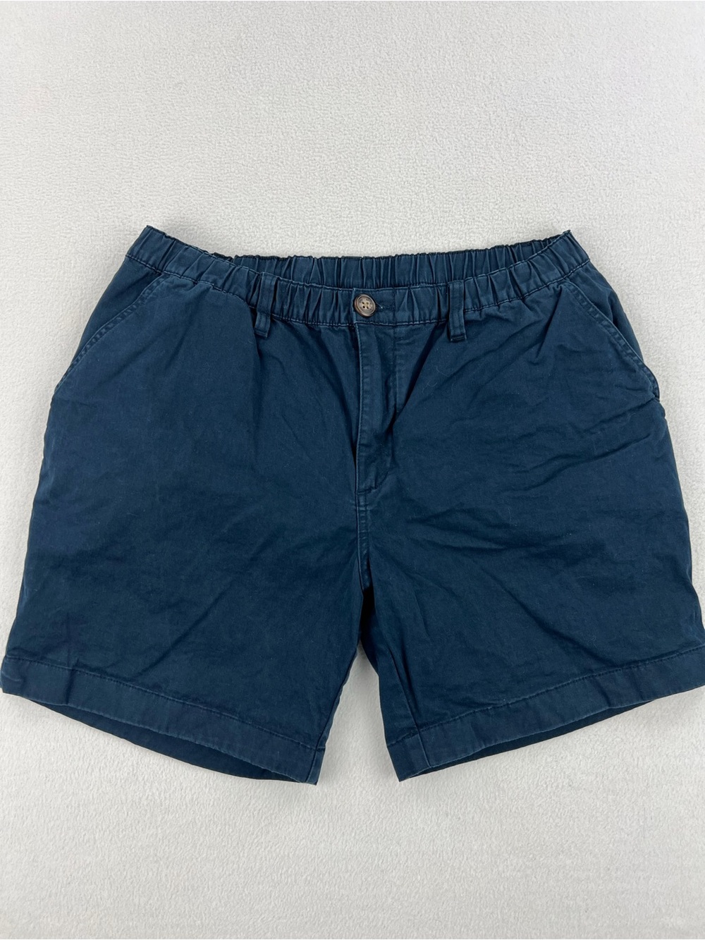 Chubbies Mens Originals Stretch Twill Chino Shorts Armada Navy Blue 7” Size L
